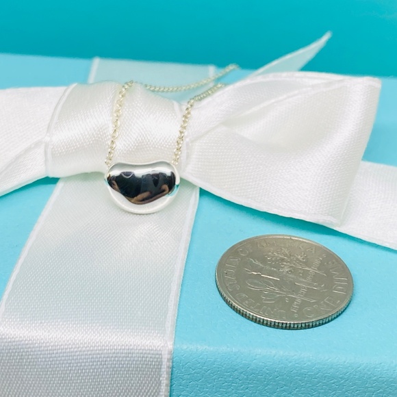 Tiffany & Co mini bean Elsa Peretti 925 sterling 16” - Picture 4 of 7